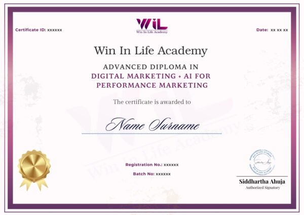 Certificate Preview